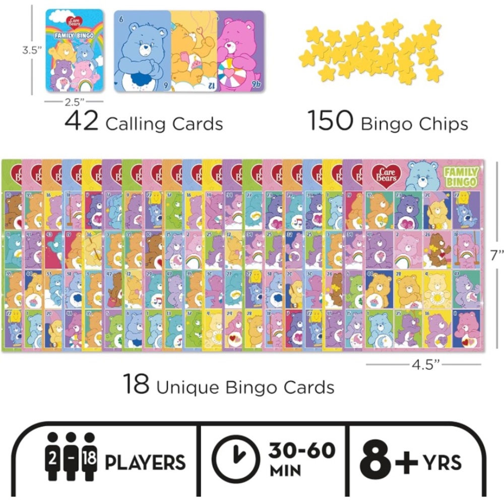 CARE BEARS Family Bingo Game - Picture 4 of 6